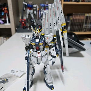 rg 뉴건담 티타늄 피니쉬 + 메탈프레임 가조립