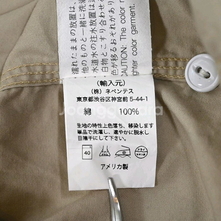 [M]엔지니어드가먼츠 베이지 워크셔츠--6