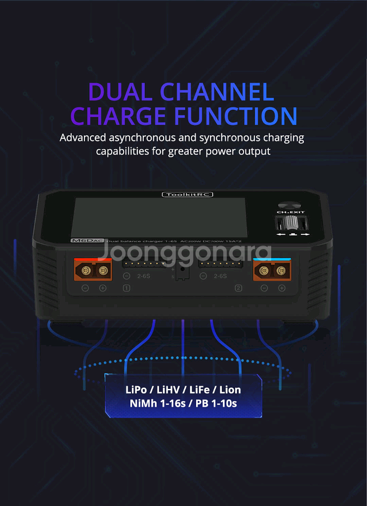 ToolkitRC M6DAC 충전기 신품--4