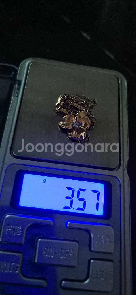 루첸리 피오나 목걸이18k (골든듀 리틀팬지 비슷)--3