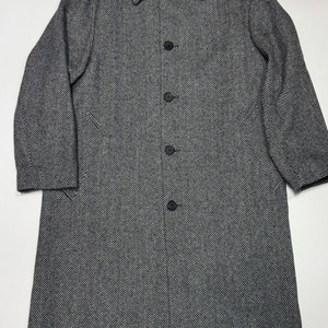 인사일런스 오버핏 헤링본 발마칸 코트