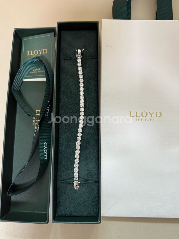 로이드 테니스 팔찌 5mm--0