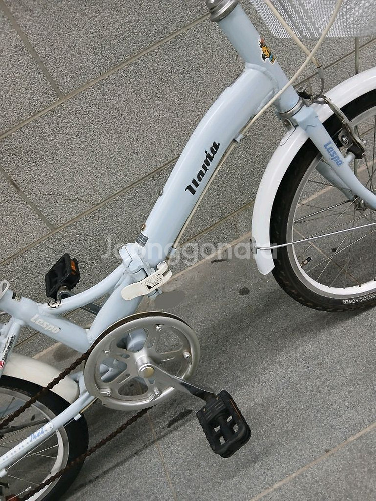 삼천리 알루미늄 접이식자전거 바구니자전거--3