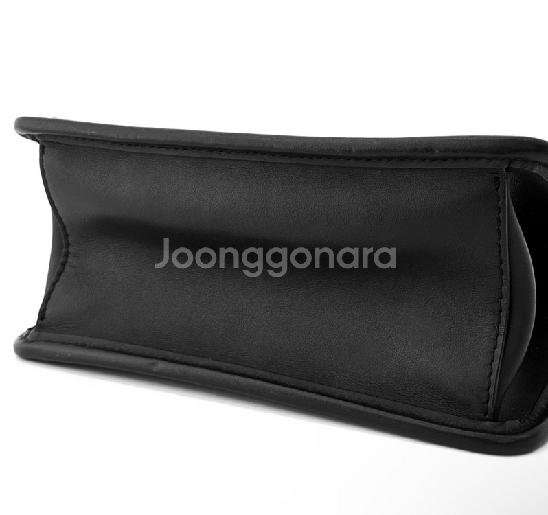 펜디 캔아이 에프 레더 투웨이 숄더 크로스백 스몰 블랙--4