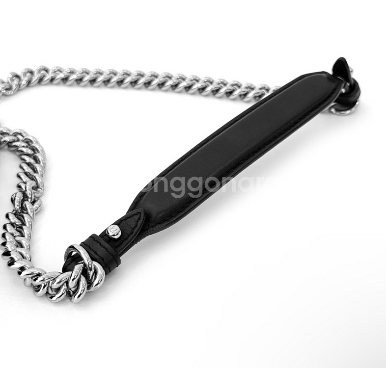 펜디 캔아이 에프 레더 투웨이 숄더 크로스백 스몰 블랙--8