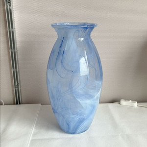 무라노 핸드블로운 유리 빈티지 화병