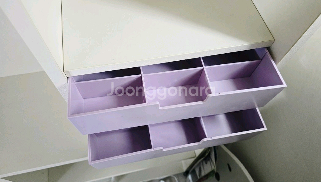 한샘 티오 책상+책장+듀오백의자--3