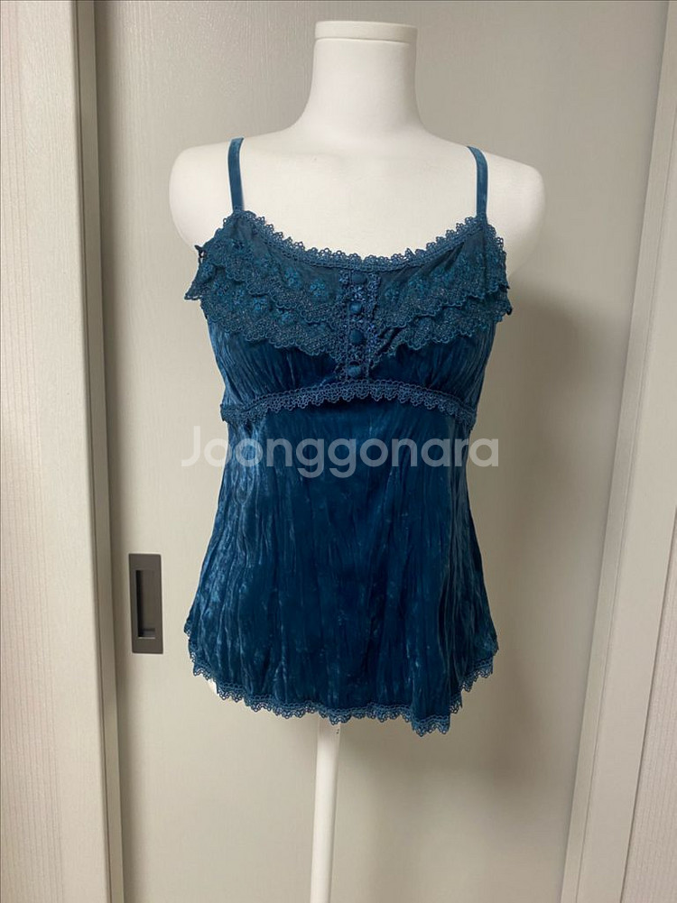 벨벳 민소매 티셔츠(새상품)--0