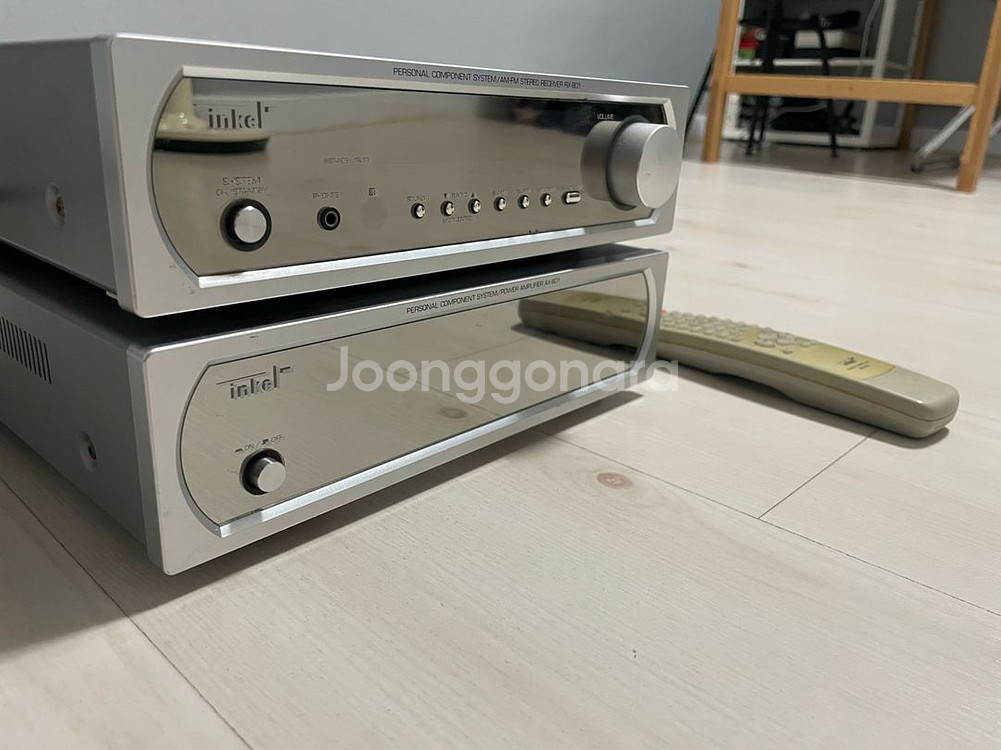 인켈 리시버 RX-801, 파워앰프 AX-801(리모컨--0