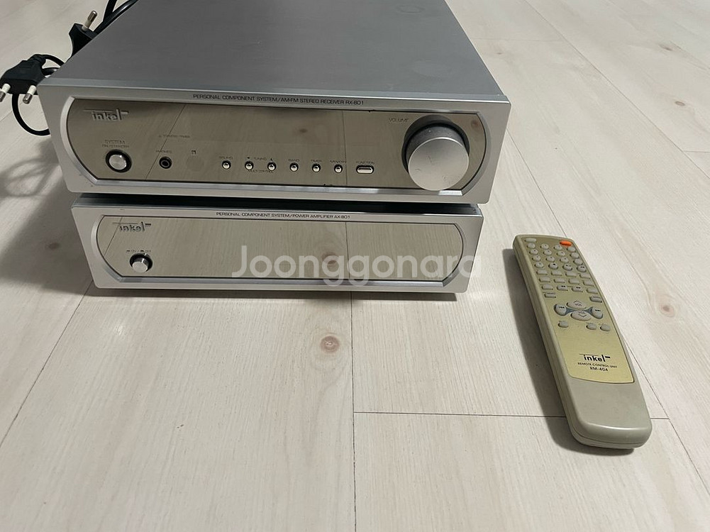 인켈 리시버 RX-801, 파워앰프 AX-801(리모컨--1