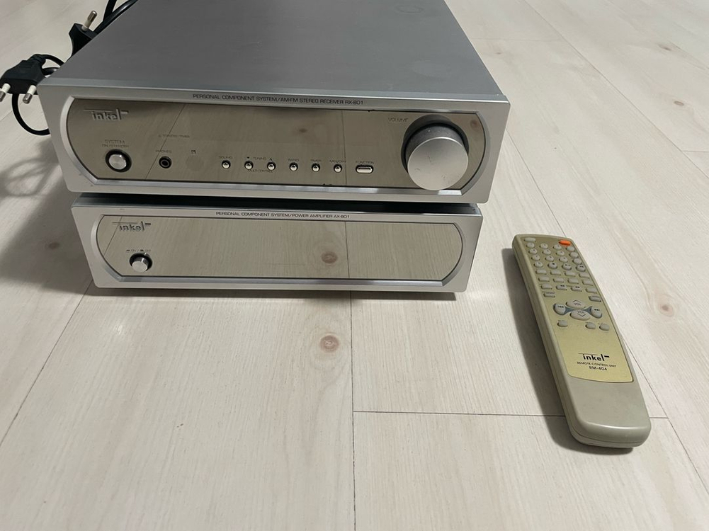 인켈 리시버 RX-801, 파워앰프 AX-801(리모컨--1