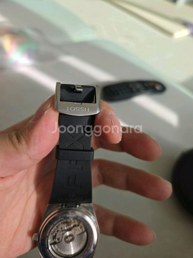 티쏘 prx 40mm 용 정품 러버 밴드--3