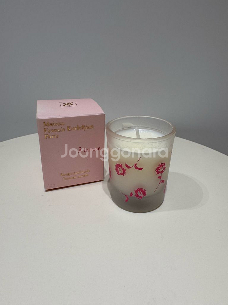 메종 프란시스 커정 아 라 로즈 캔들 30g--0