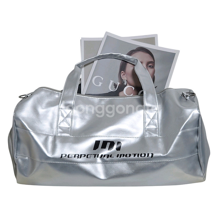 고급 PU 보스턴백 여행가방 헬스가방 크로스백 남여공용--0