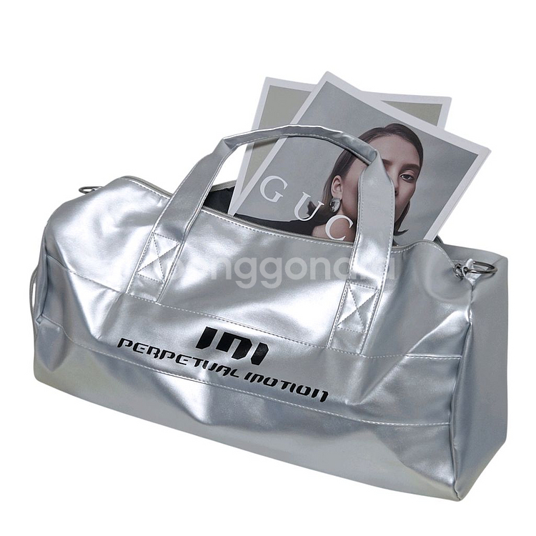 고급 PU 보스턴백 여행가방 헬스가방 크로스백 남여공용--1