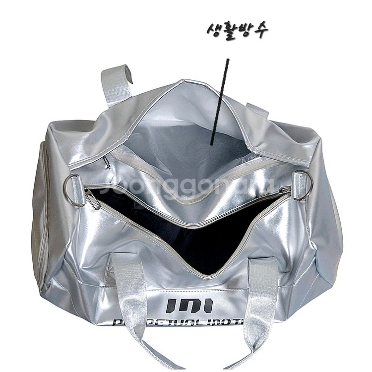 고급 PU 보스턴백 여행가방 헬스가방 크로스백 남여공용--7