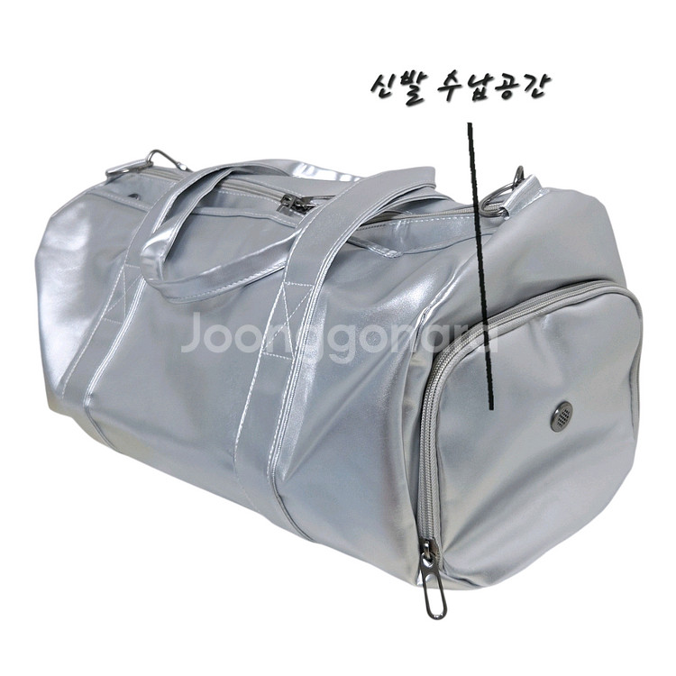 고급 PU 보스턴백 여행가방 헬스가방 크로스백 남여공용--8