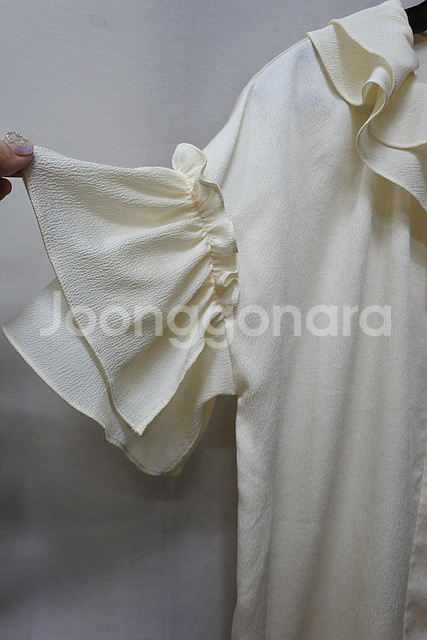 레니본 레이어드 프릴 블라우스 55-66--2