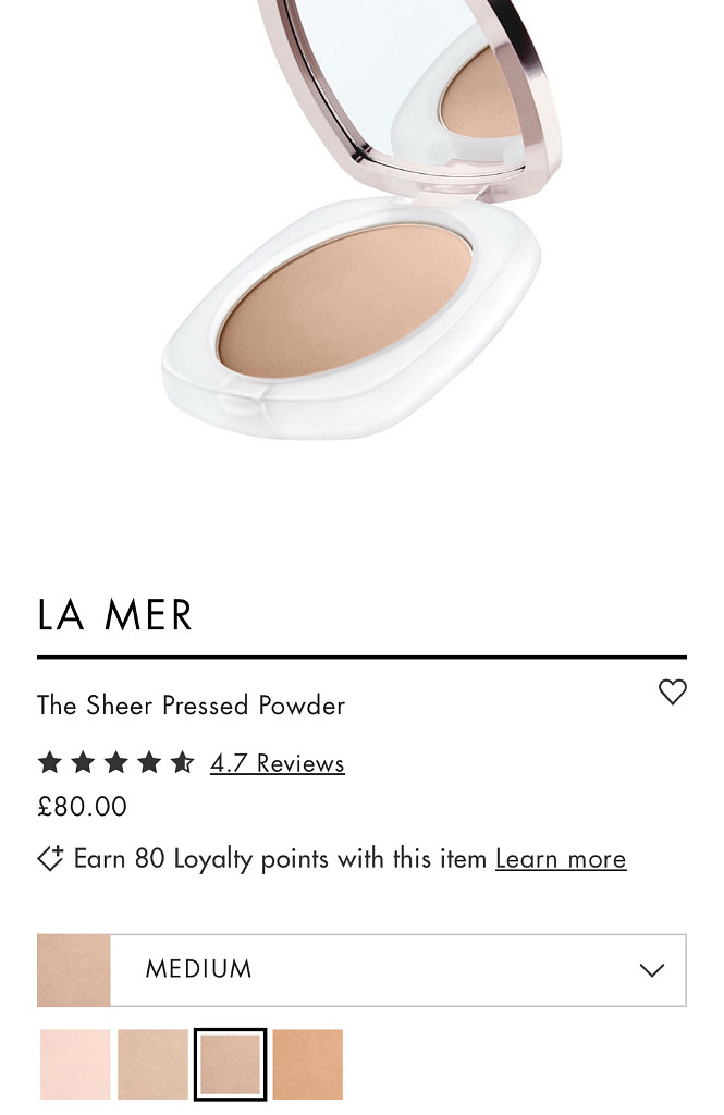 라메르 press powder MEDIUM--2