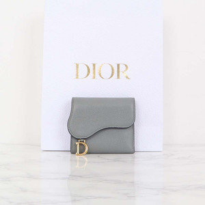디올 새들 로투스 지갑 그레이 S5652CCEH