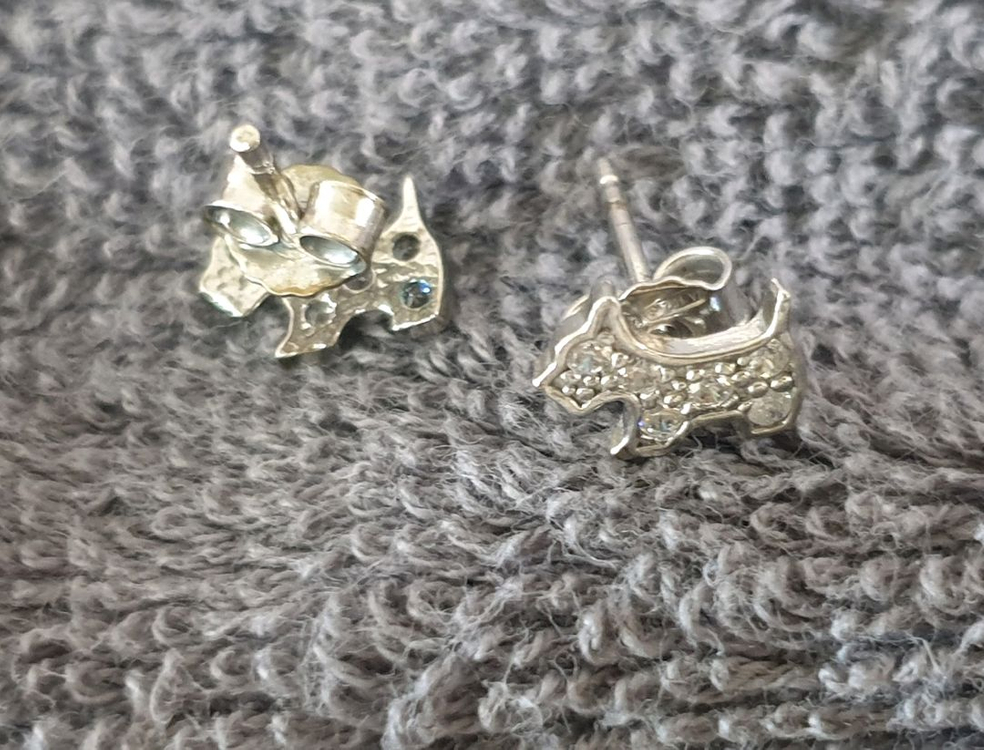 실버 아가타 팔찌 귀걸이 세트--2