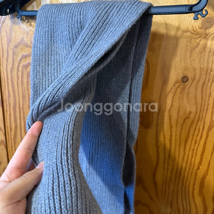 아미 빅하트 머플러(목도리) 그레이--2