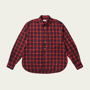 리본빛 체크 셔츠 새상품