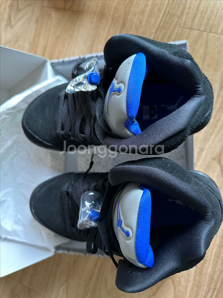 [235.GS] 조던5 레이서 블루 블랙 리플렉티브--3