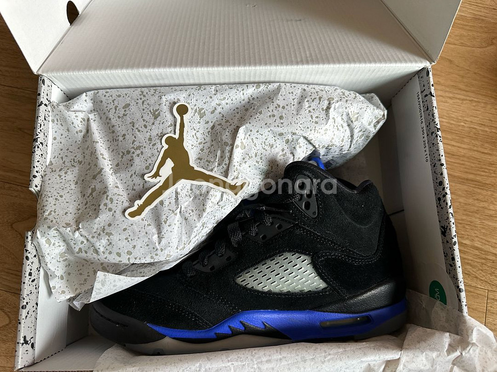 [235.GS] 조던5 레이서 블루 블랙 리플렉티브--6