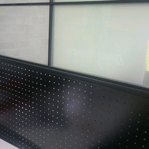 불투명 유리 타공 파티션 가벽