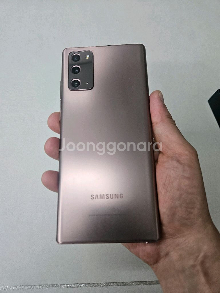 **급처**갤럭시 노트20 로즈골드 256GB--2