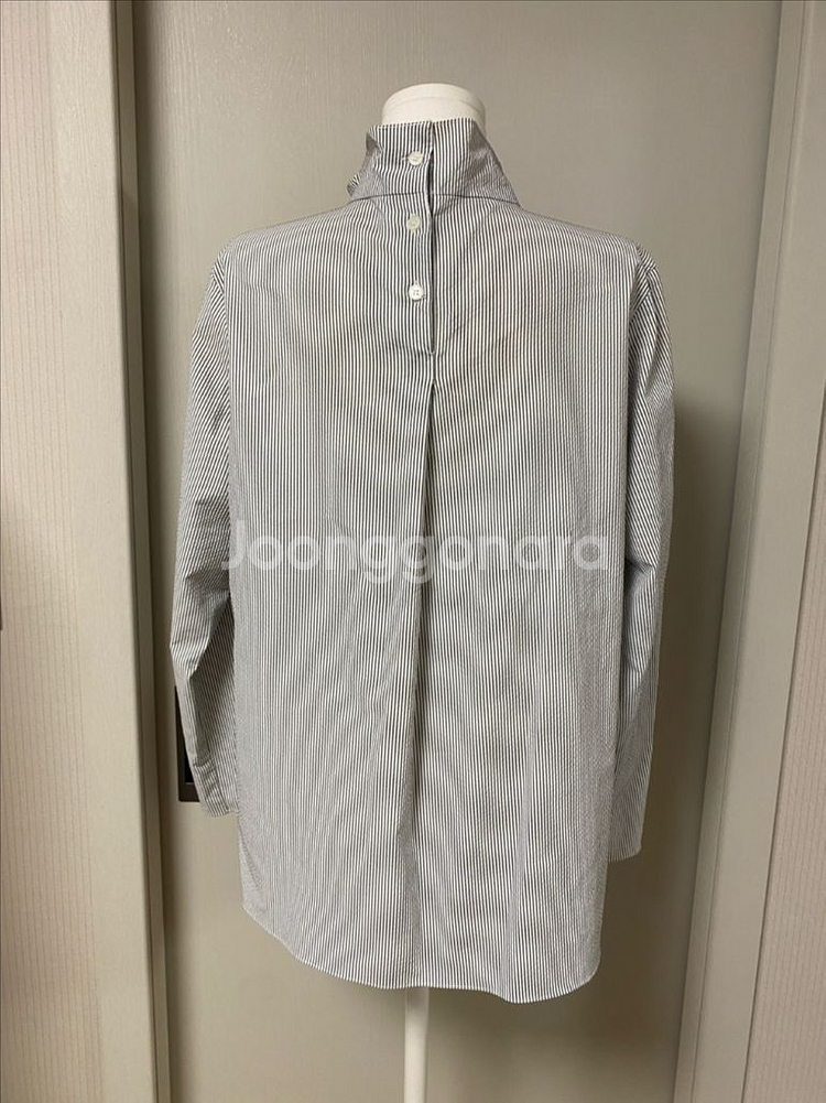 룸나인 스트라이프 블라우스--7