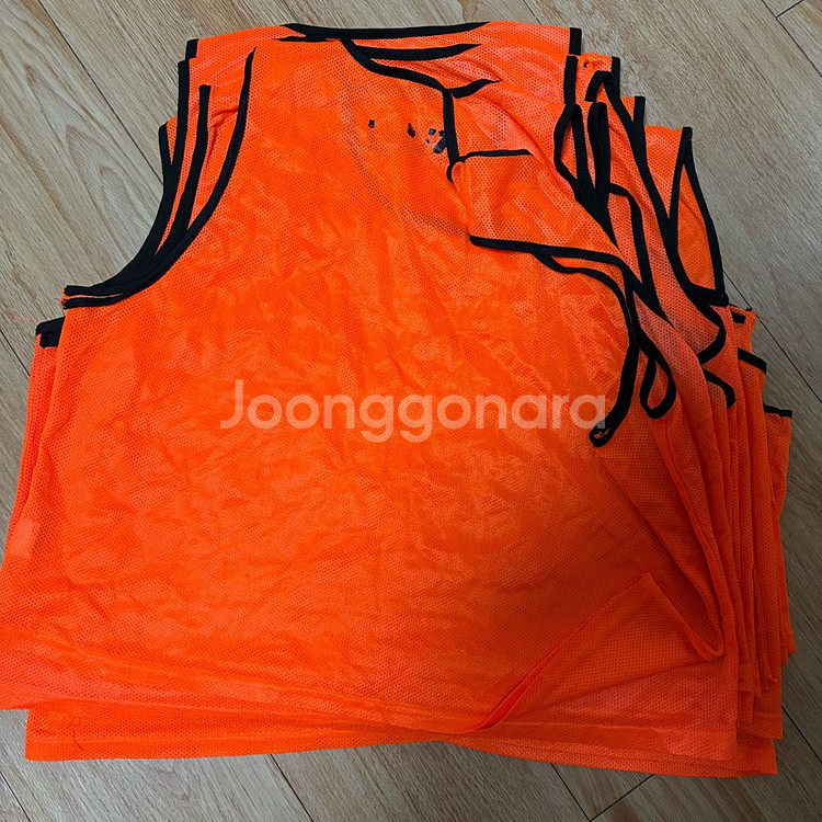 스타 팀조끼 주황색 L사이즈 16장--1