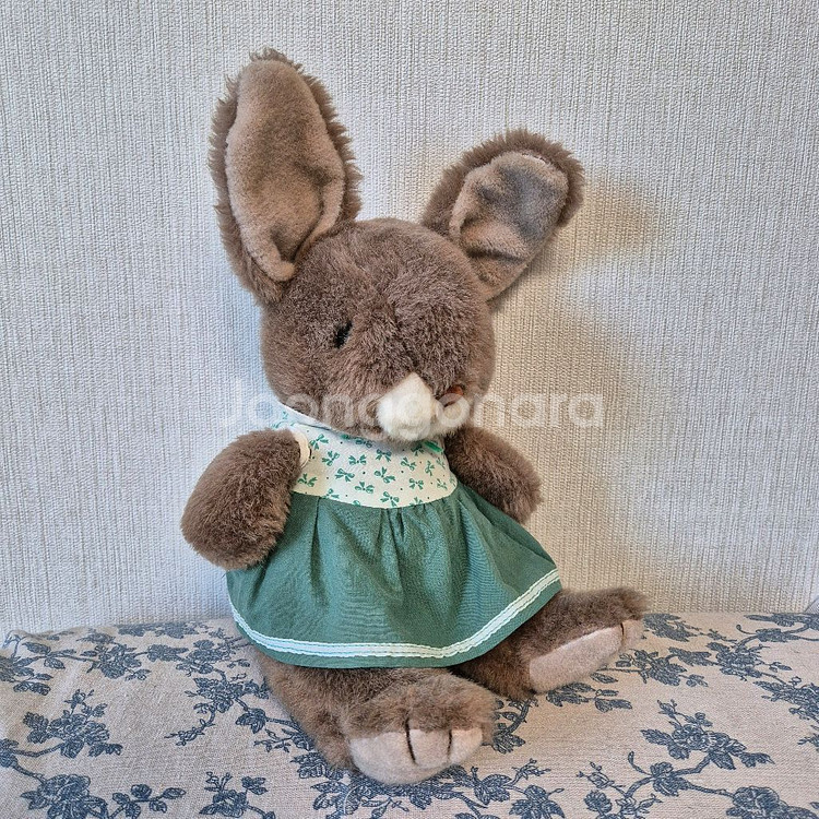 일본 빈티지 고전 토끼인형--0