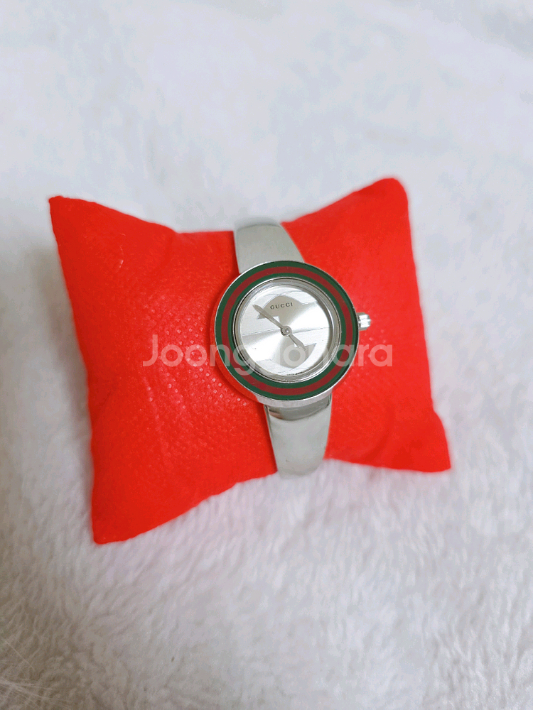 구찌 정품 129.5 시그니처 로고 뱅글 명품시계--1