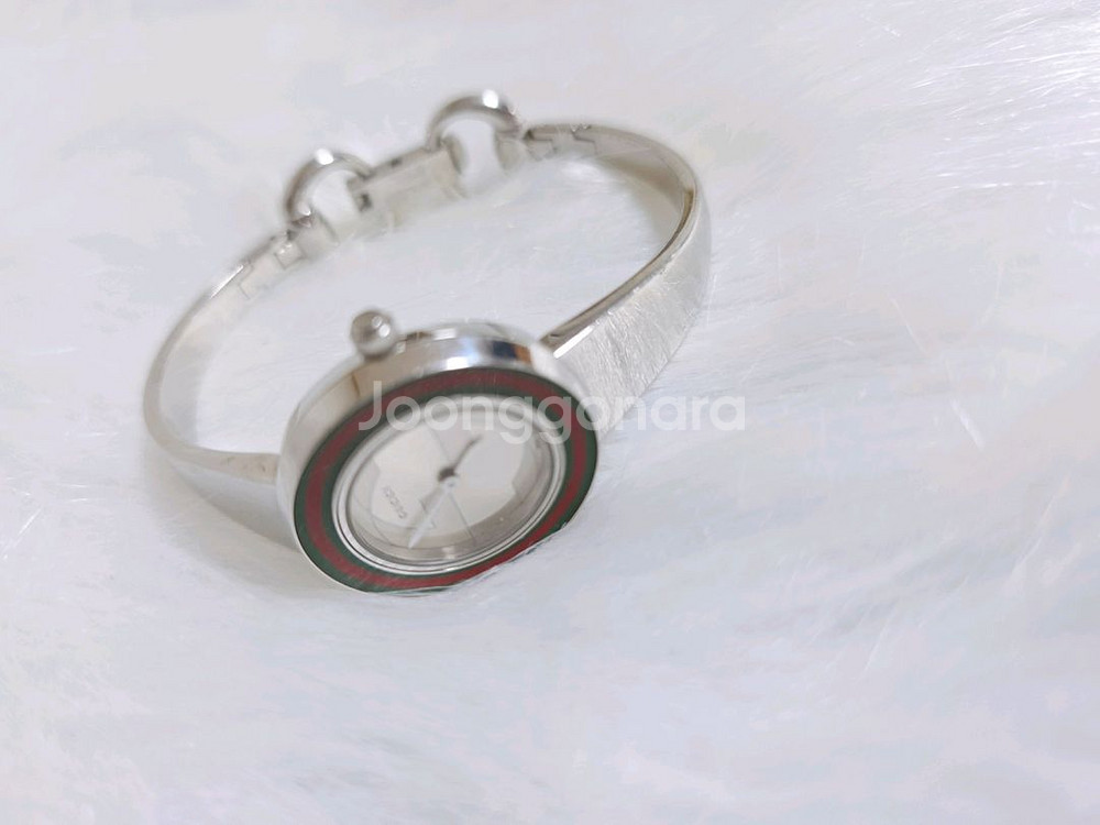 구찌 정품 129.5 시그니처 로고 뱅글 명품시계--2