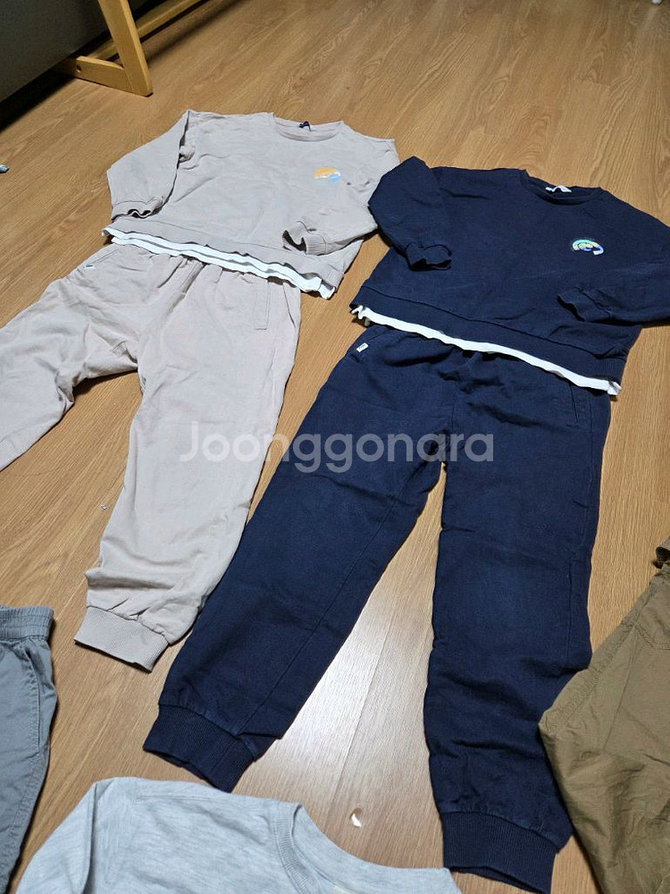 남아 브랜드옷 130사이즈(네파키즈 상하복,아웃도어프로--1