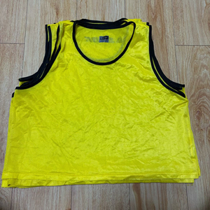 스타 팀조끼 노란색 라지사이즈 10장.