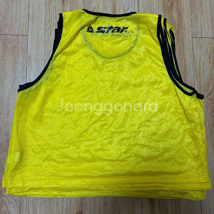 스타 팀조끼 노란색 라지사이즈 10장.--2