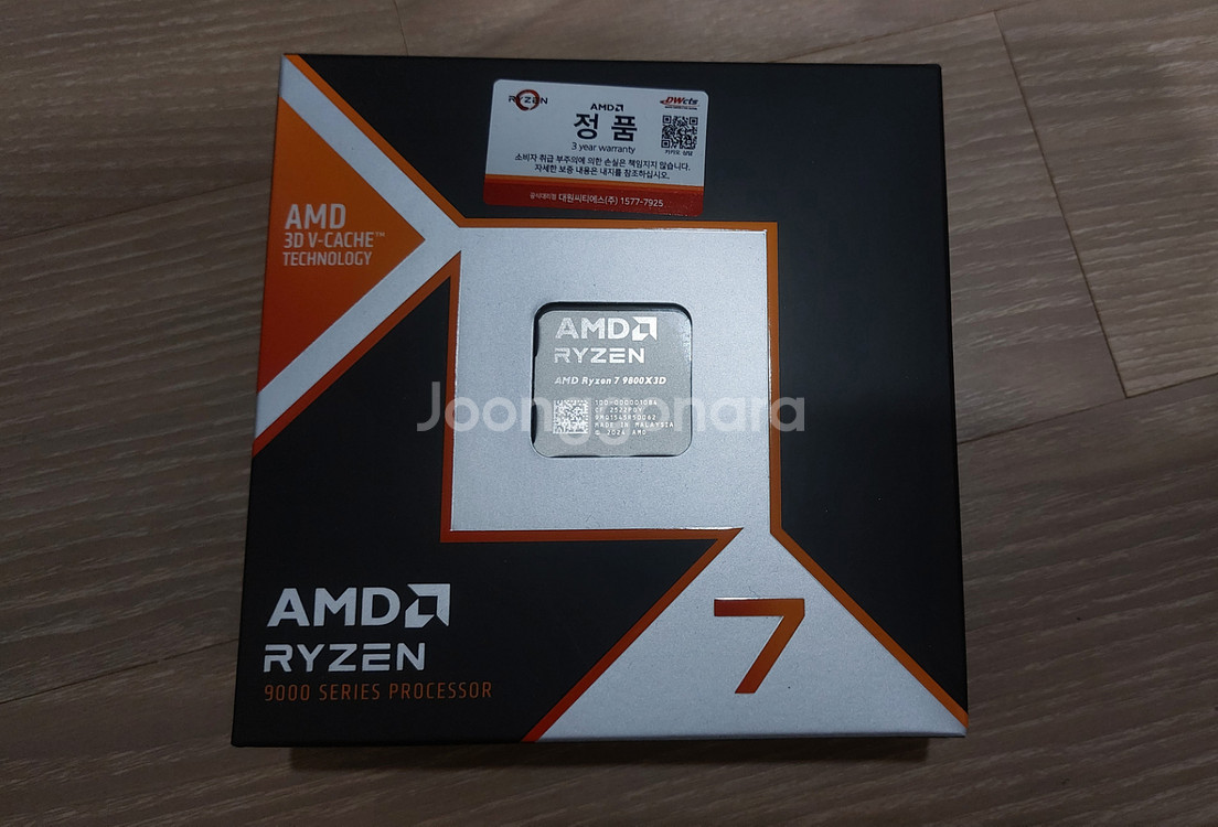 AMD 라이젠7-6세대 9800X3D 미개봉--0