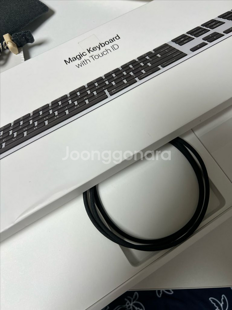 애플 매직키보드 터치아이디 블랙(touch id)--0