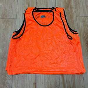 스타 팀조끼 주황색 라지사이즈 10장