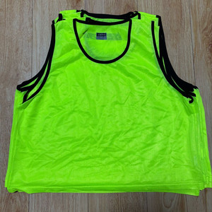 스타 팀조끼 형광연두색 라지사이즈 10장