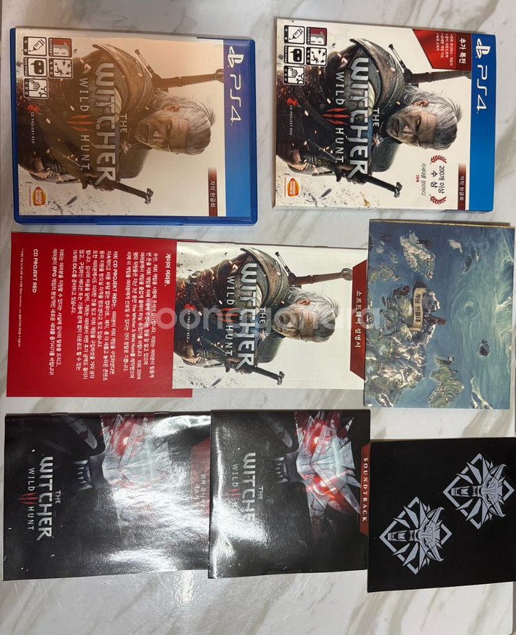 ps4 위쳐3 초기 예약특전판--1