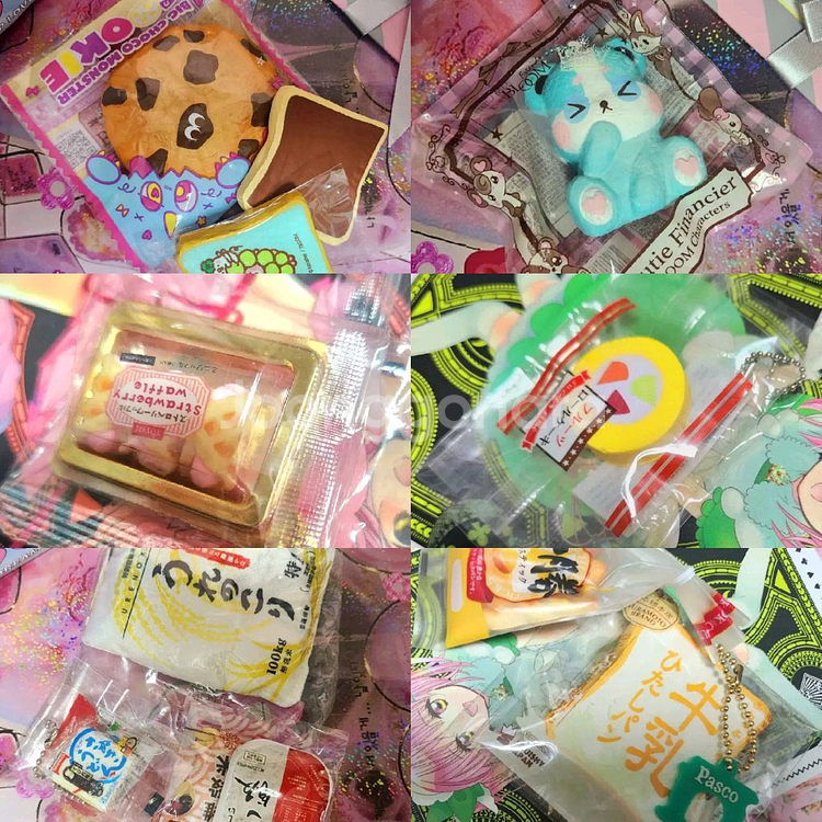 스퀴시, 스퀴즈 재질의 일본 가챠 키링 일괄 판매합니다--4