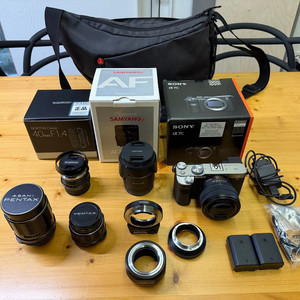 소니A7C 카메라,렌즈일체 판매합니다.