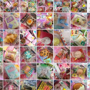 스퀴시, 스퀴즈 재질의 일본 가챠 키링 일괄 판매합니다