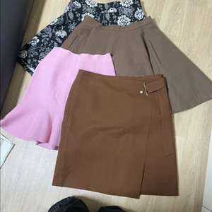 르샵,카라,로엠 스커트 4벌 일괄