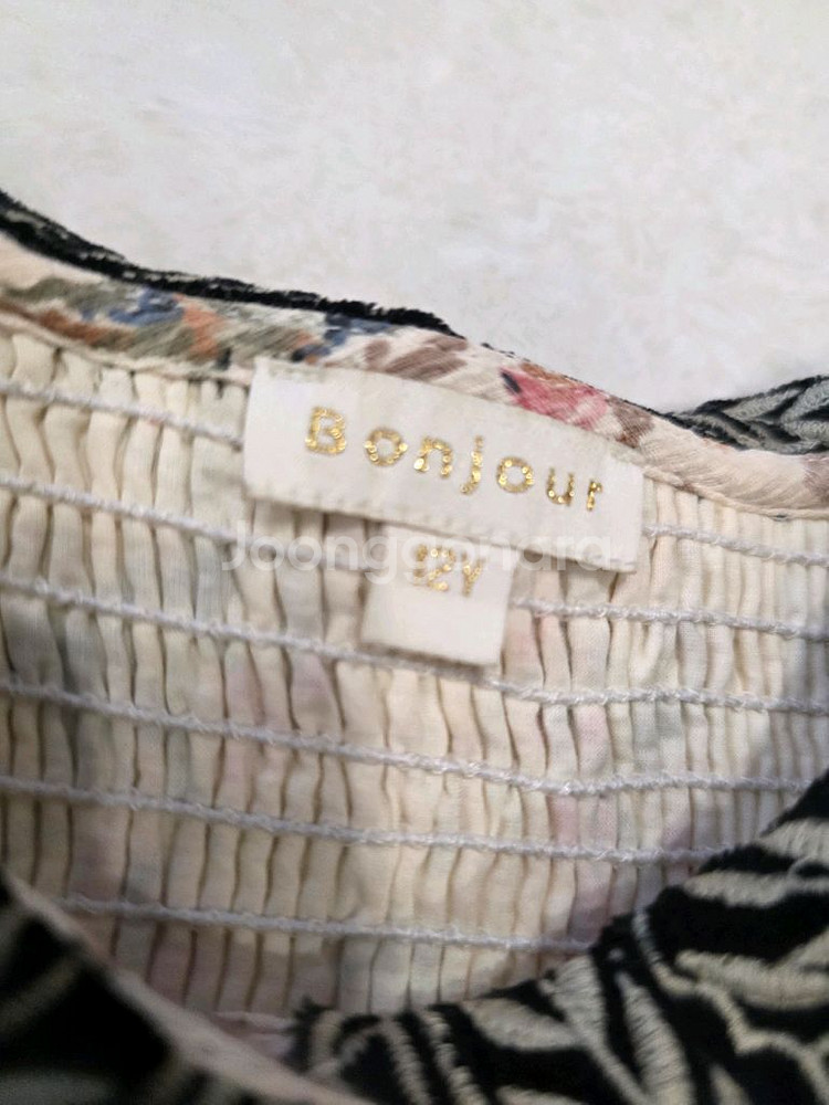 봉주르다이어리 블라우스12y--1