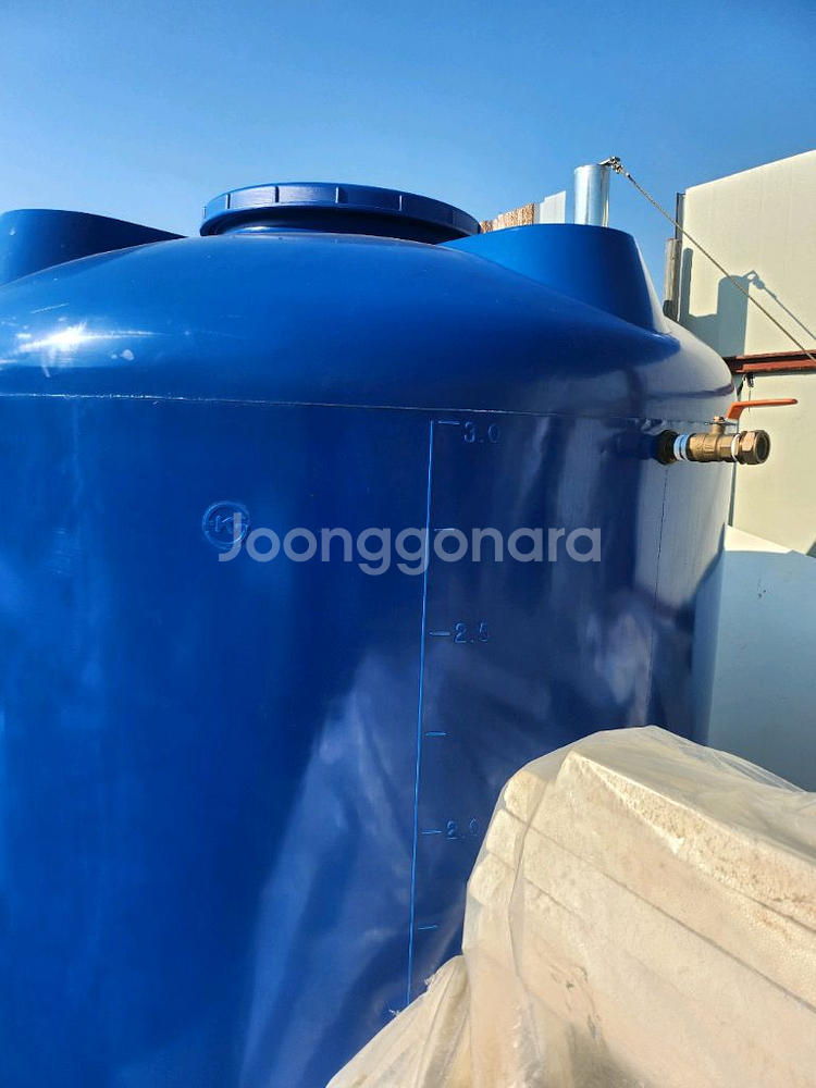 3톤 파란색 물탱크 천안직거래--0
